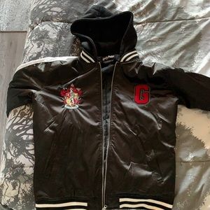 Harry Potter Gryffindor Satin Zip-up Hoodie Jacket